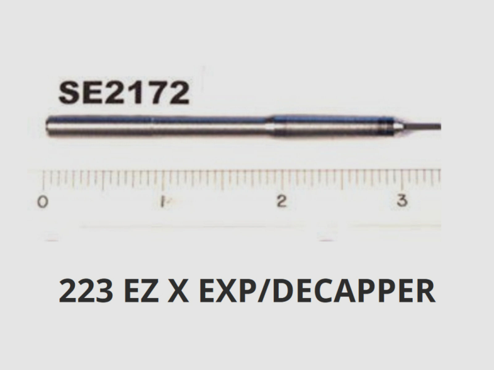 LEE SE2172 Spare Expander Decapper ROD .223 Rem. .222 224 | Ausstoßer Spindel für Kalibriermatrize
