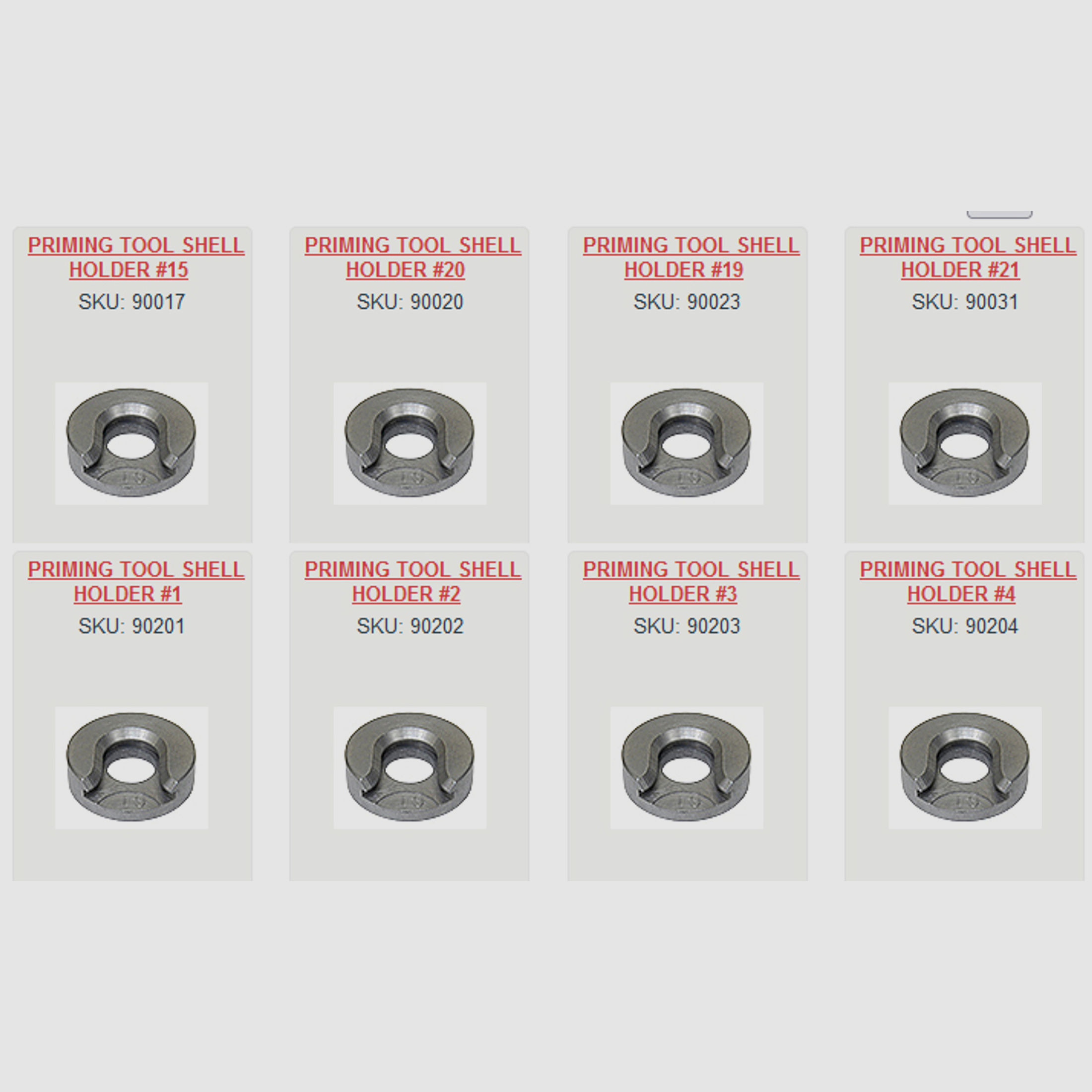LEE Priming TOOL Shell Holders | Hülsenhalter 21 Größen für fast alle Kaliber #1,2,3,4,5. .. 25