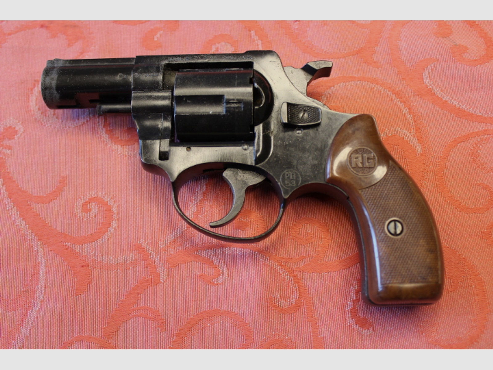 Reck. Revolver 9mm Knall. Sammlerstück aus 1974. PTB 53