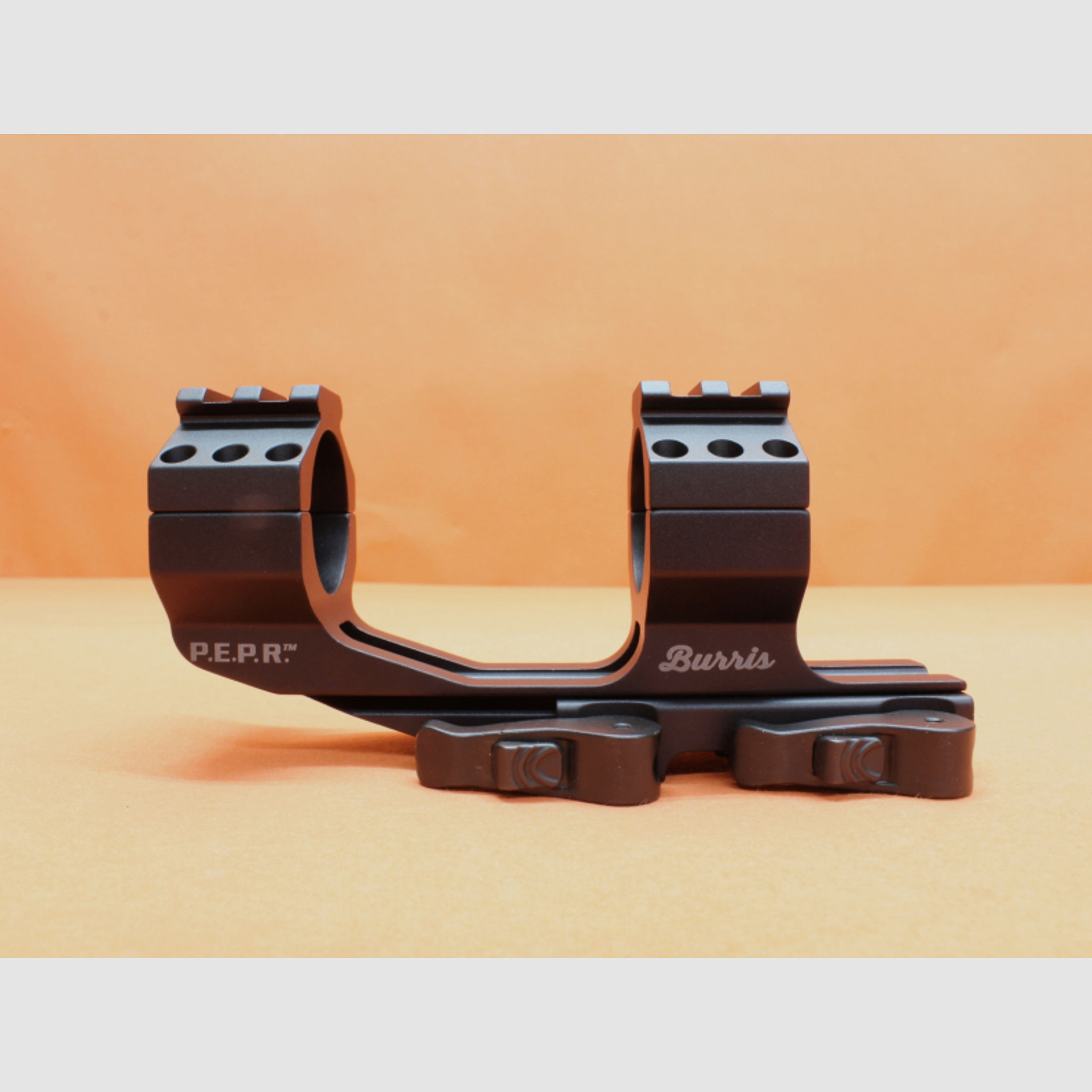 Burris AR-PEPR QD Blockmontage 30mm (410342) Alu schwarz für Picatinnyprofil BH=1"/ 25,4mm