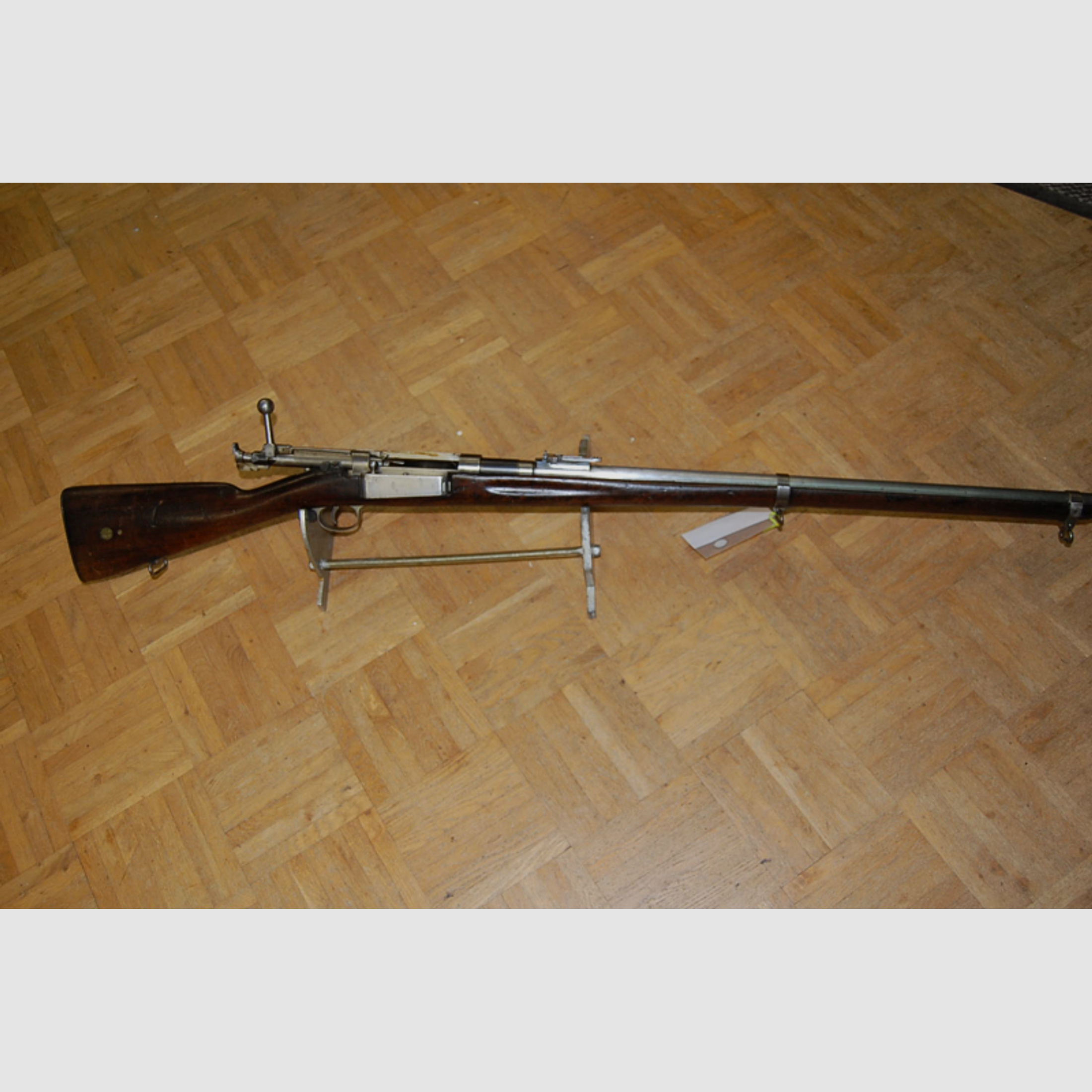 Ordonnanzwaffe Gewehr Krag Jörgensen M 1894 Kal 8x58mm R Nrgl aus Sammlung