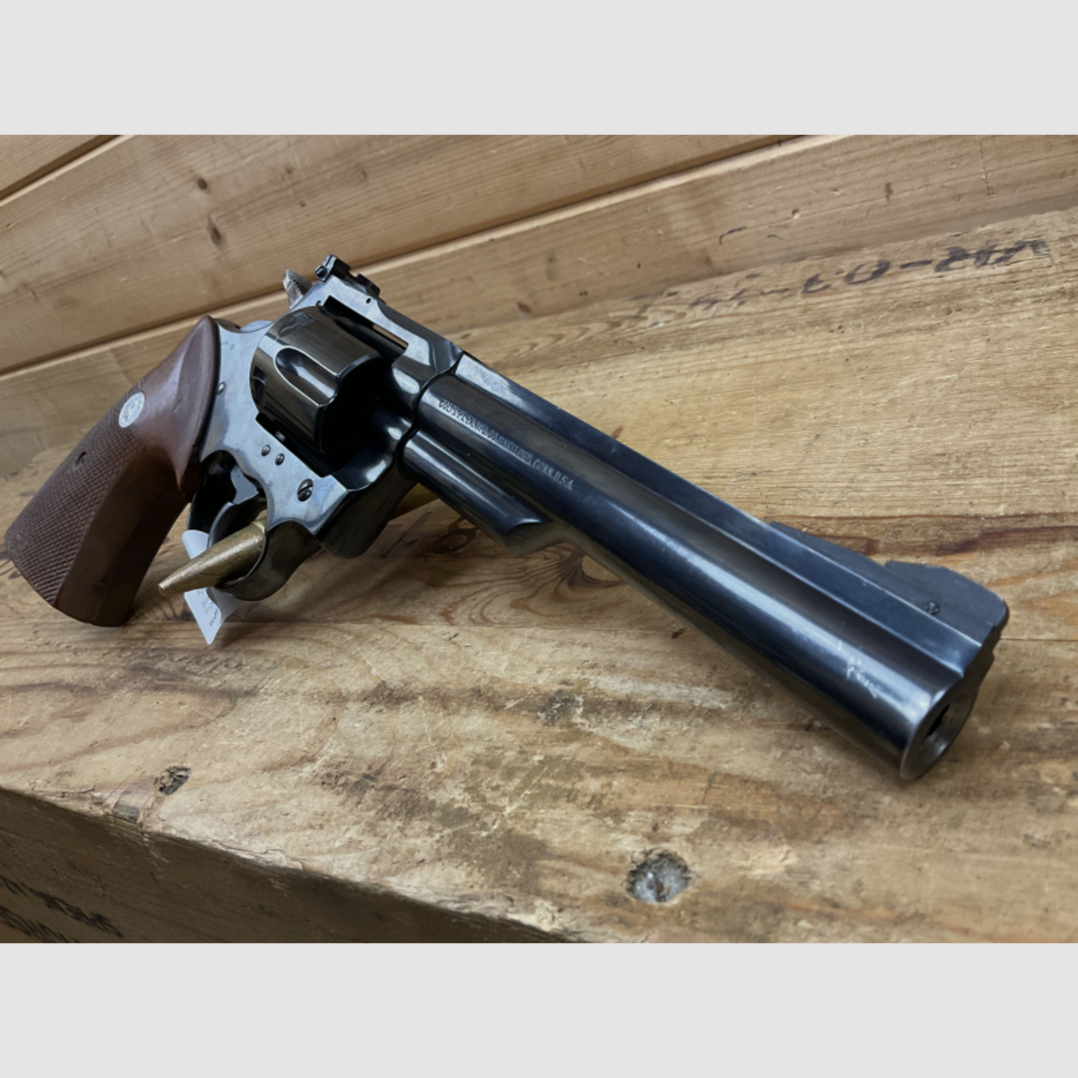 Revolver COLT Mod. TROOPER MK III, Kal..357Mag. mit Bianchi Lederholster