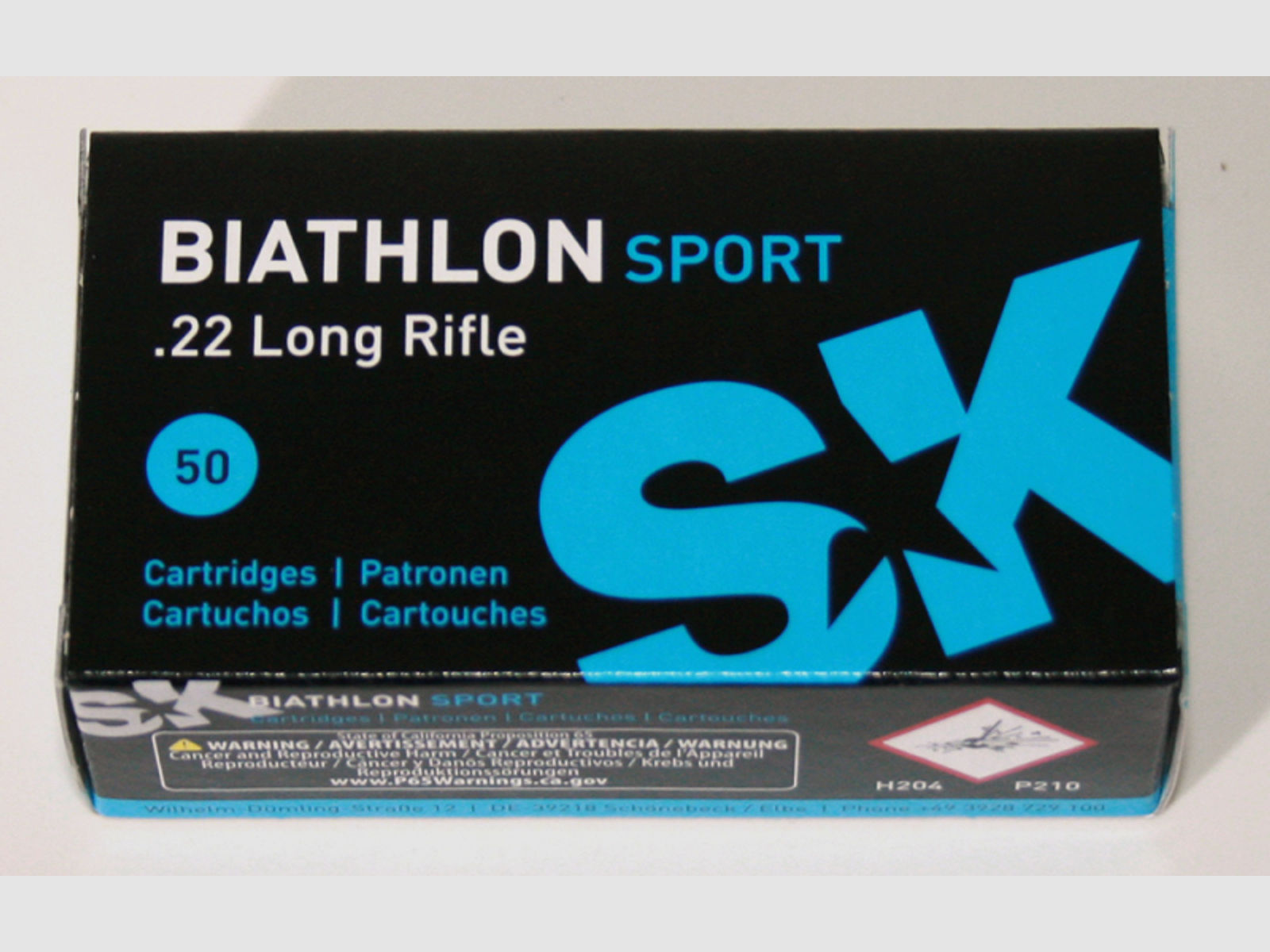 500 Schuss SK Biathlon Sport .22 l.r. lfb | 2,59g 40gr optimiert für härteste, kälteste Bedingungen