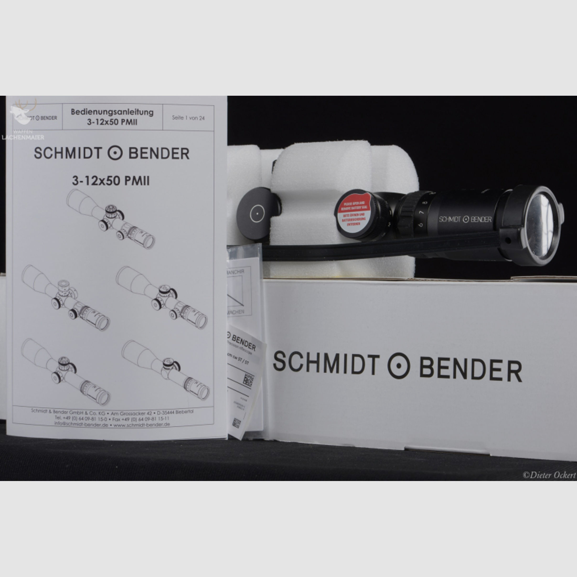 Schmidt & Bender PM-II 3-12x50 P3L (Neuware) Black