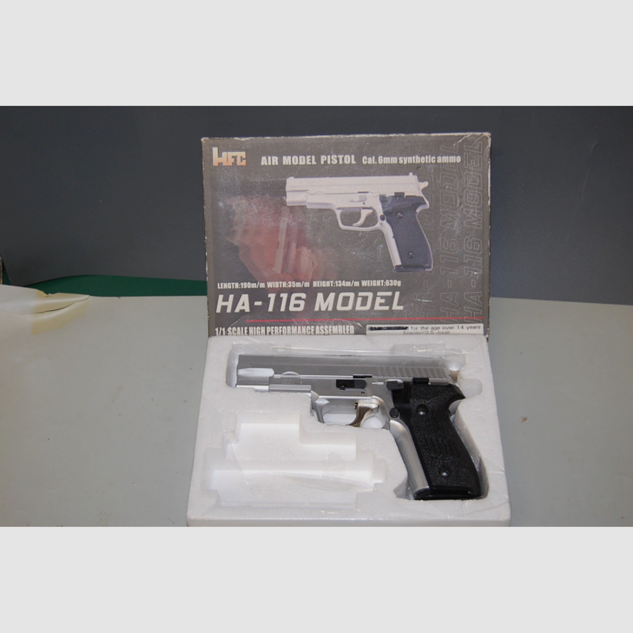 AIR Soft Pistole HA-116 Kal 6mmBB Neuware aus Lagerüberhang