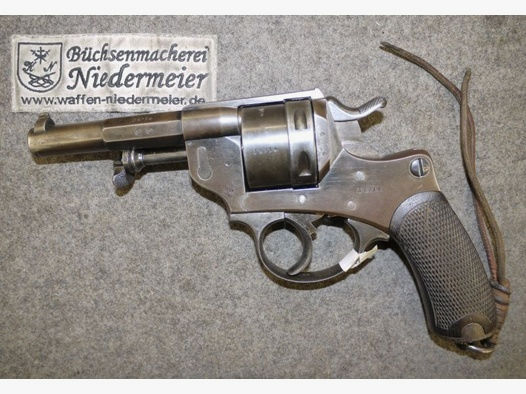 Revolver St. Etienne Mle 1873 von 1883 mit Tasche, Export, nicht Reichsrevolver