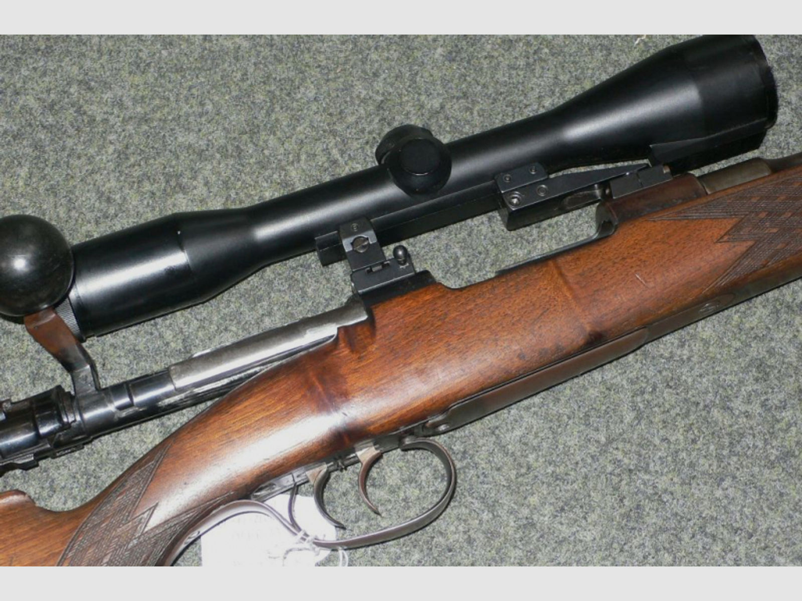 Krieghoff-Repetierbüchse Mauser 98, 7x64,EAW-SWM, Docter 6x42, Hausken SD