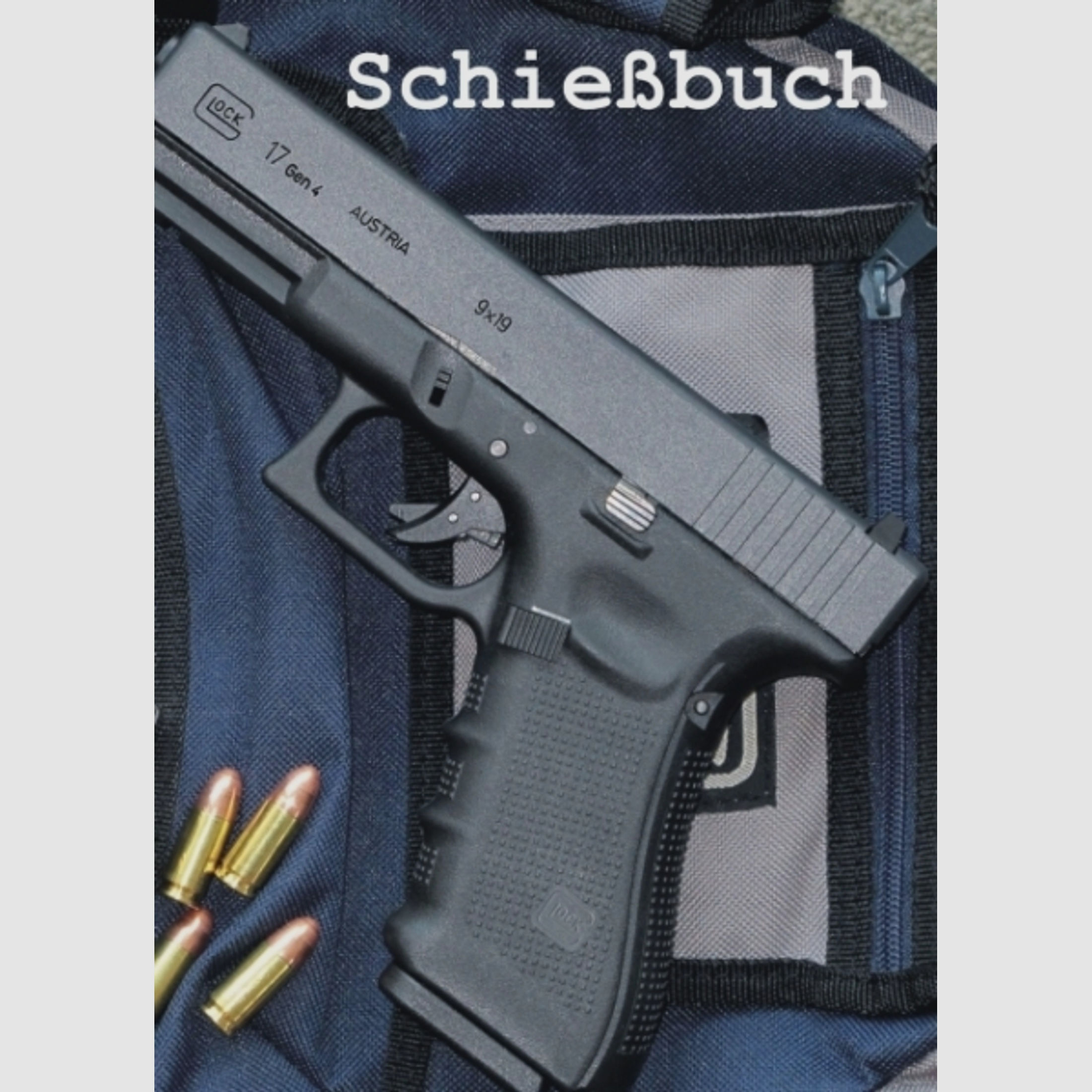 Schießbuch | Schiessbuch für Sportschützen - Motiv Glock 17 Gen4