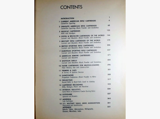 CARTRIDGES OF THE WORLD,von FRANK BARNES, Third EDITION 1972