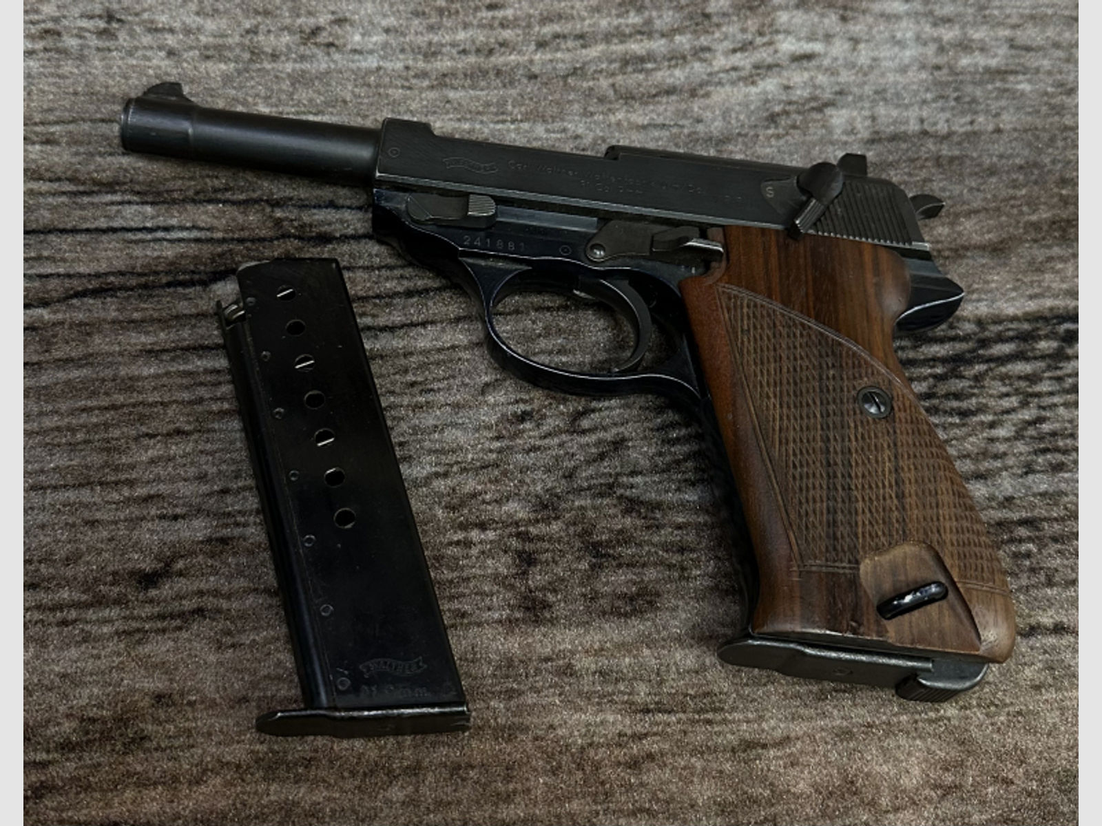 !SAMMLER AUFGEPASST! Pistole Carl Walther Mod. P1 (P38) Kal.:9mm Para