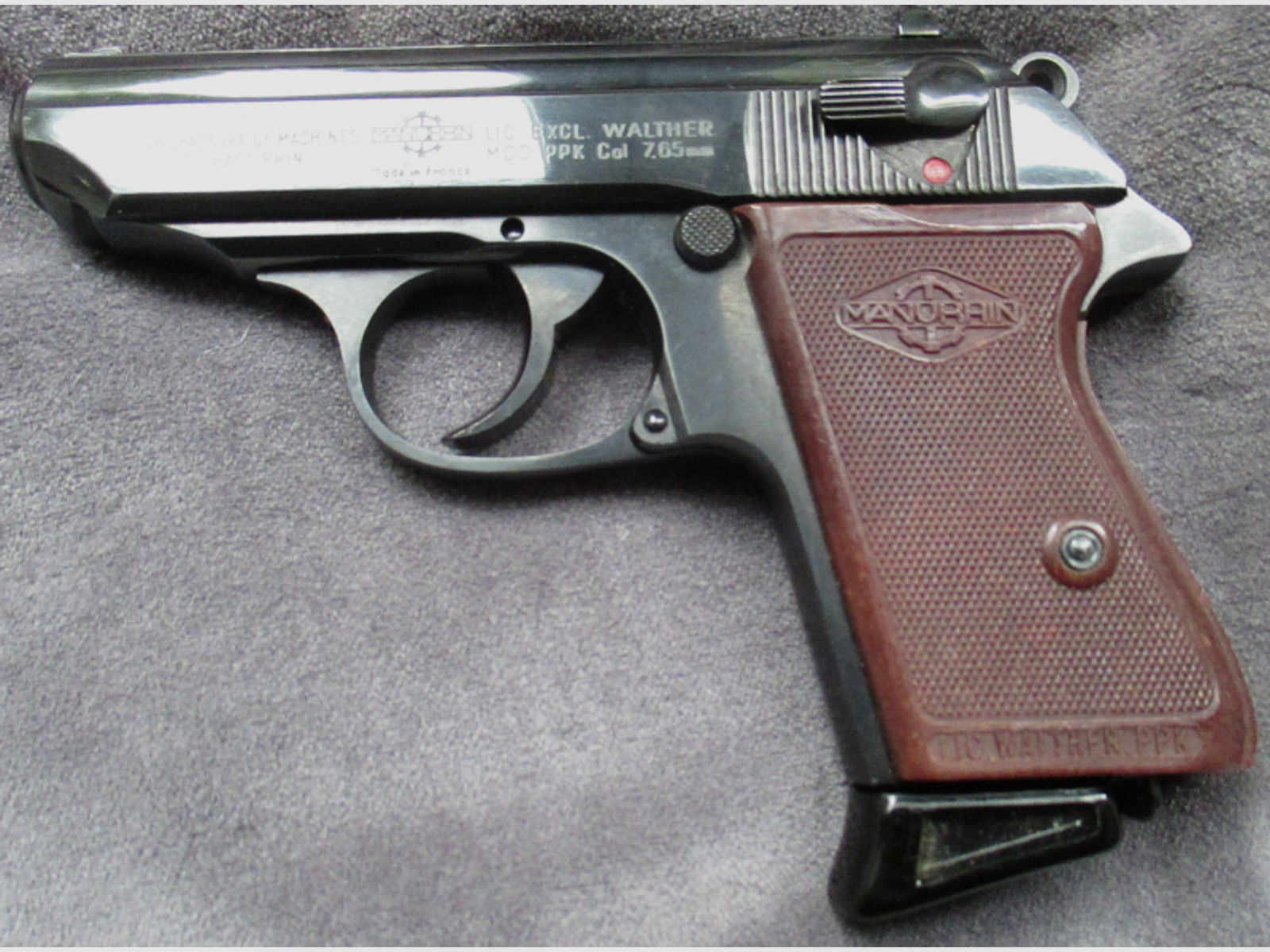 Selbstladepistole Walther Modell PPK von Manurhin Kaliber 7,65 Browning