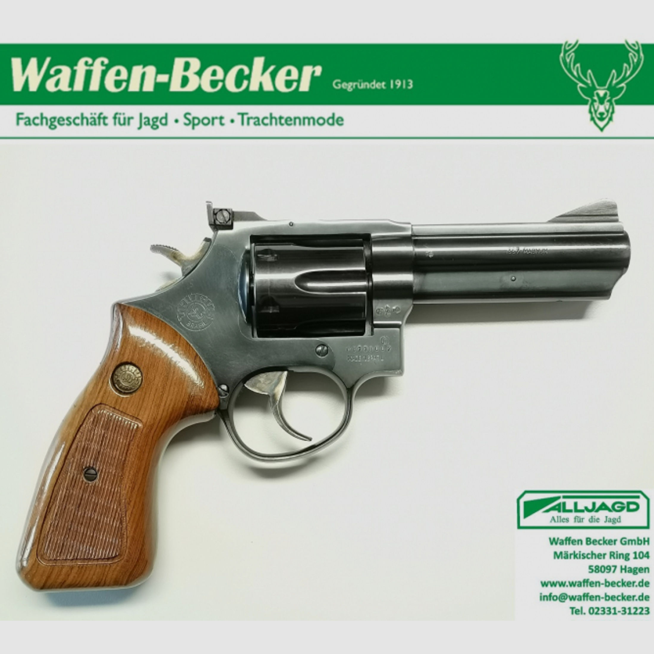 Revolver Taurus Mod. 669 4"-Lauf Kal. .357Mag. idealer Fangschussrevolver