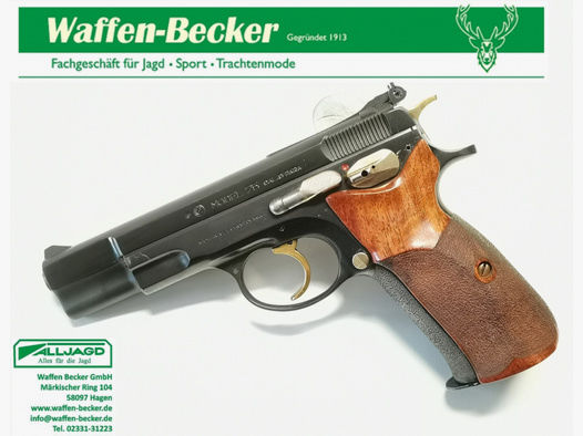 Pistole Brünner CZ75 Kal. 9mm Luger Sportmodell