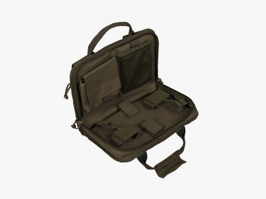 Tactical Pistolentasche Schwarz SMALL (34cm)- gefüttert  Pistol Case Transport Waffentasche