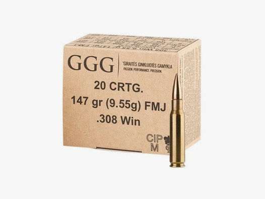 600 Schuss GGG GPX 11 308win Portofrei