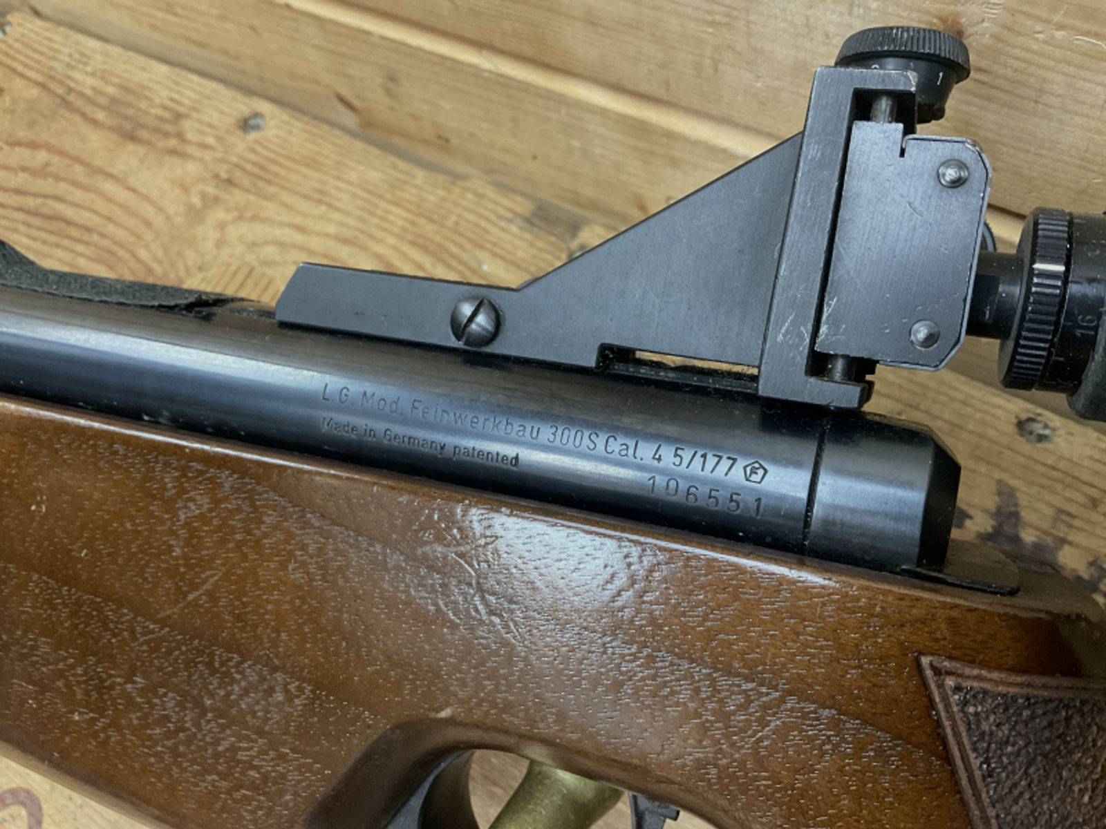 Matchluftgewehr Match LG Feinwerkbau Mod.300S, Kal.4,5mm