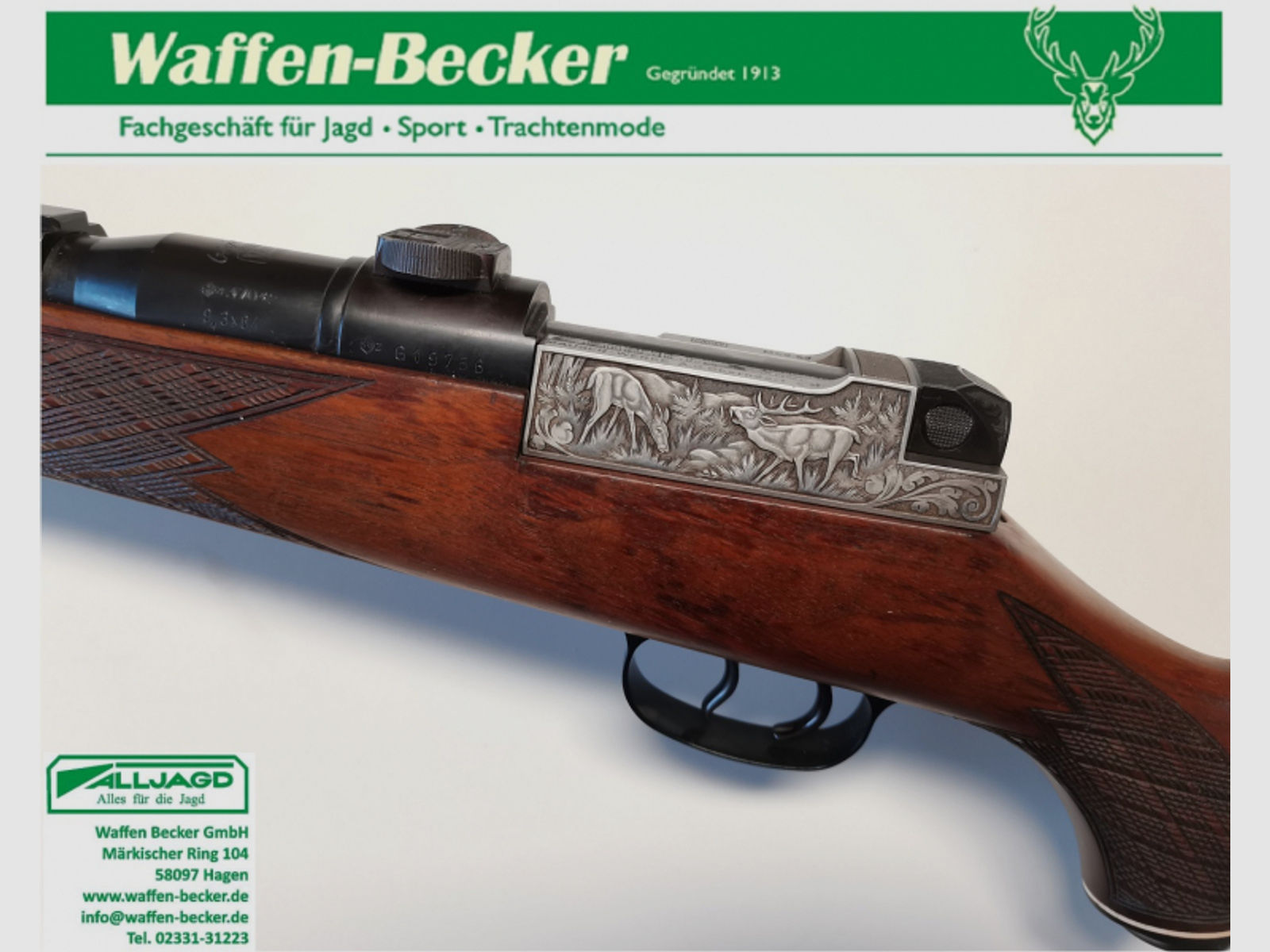 Repetierbüchse Mauser Mod.66 Luxus Kal. 9,3x64