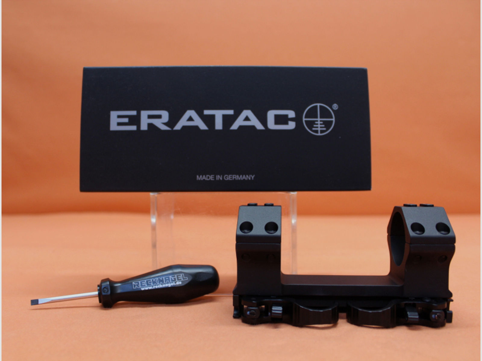 Era-Tac QD Blockmontage 34mm (T4014-2023) mit Hebel, Vorneigung 20MOA, BH=23mm für Picatinnyprofil