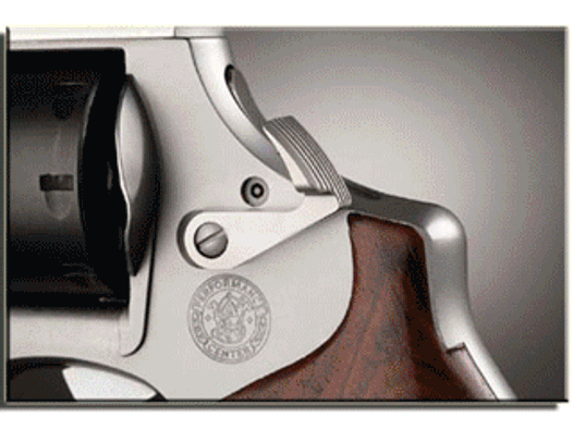 @ Smith & Wesson Tuning EXT Cylinder Release "SATIN" Trommelschieber S&W Revolver K-L-N Rahmen 686