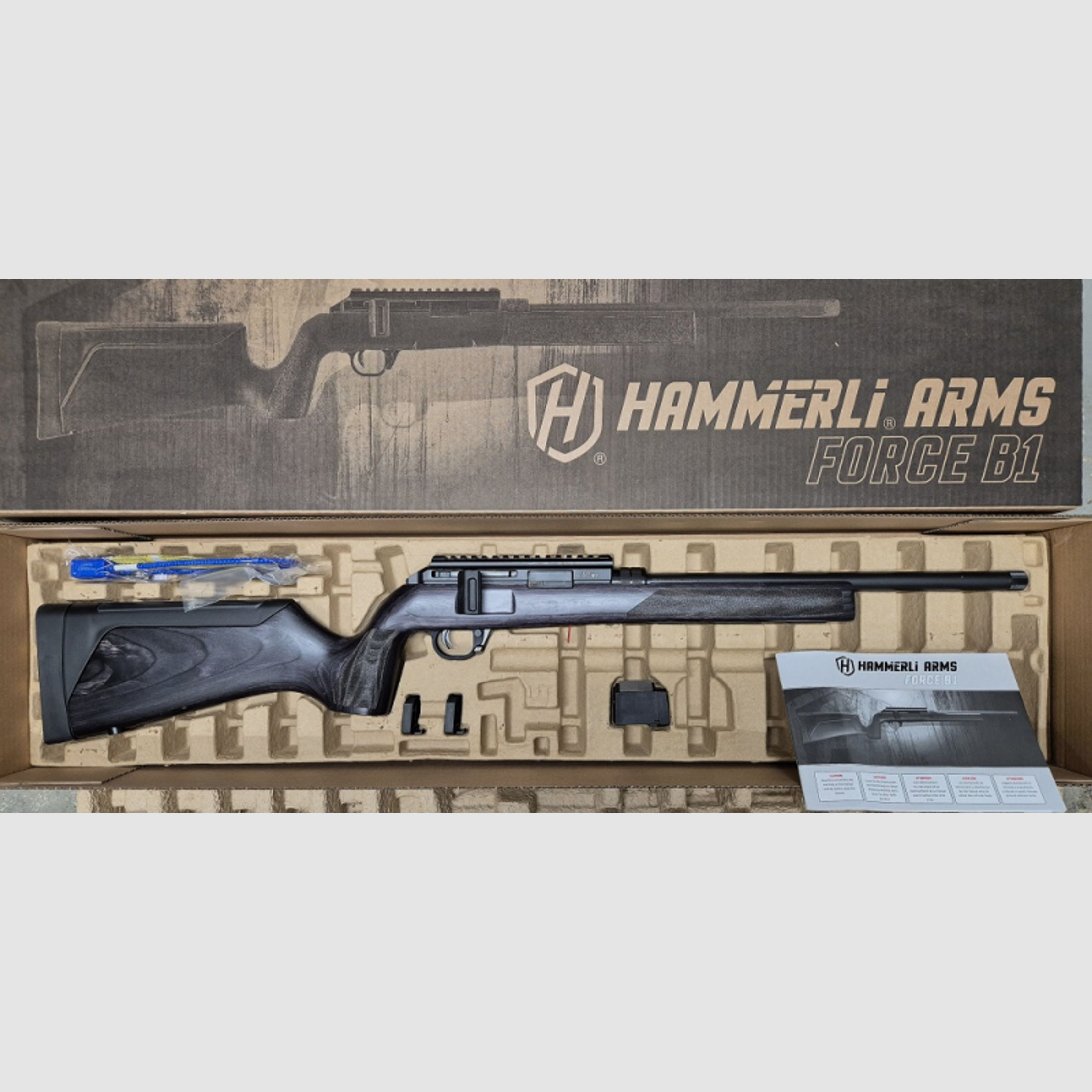 HAMMERLI ARMS FORCE B1 22 16" WOOD SPORTS GRY .22 LR
