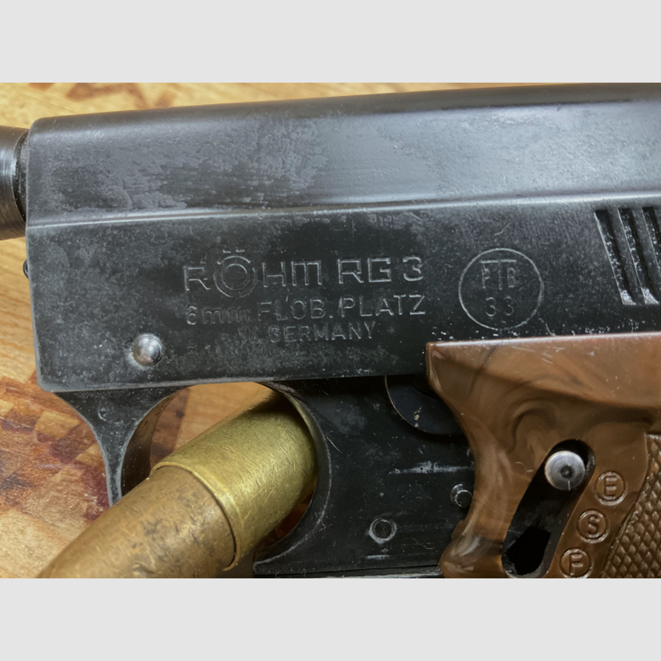 SRS Pistole RÖHM RG3, 6mm Flobert Platz, PTB33