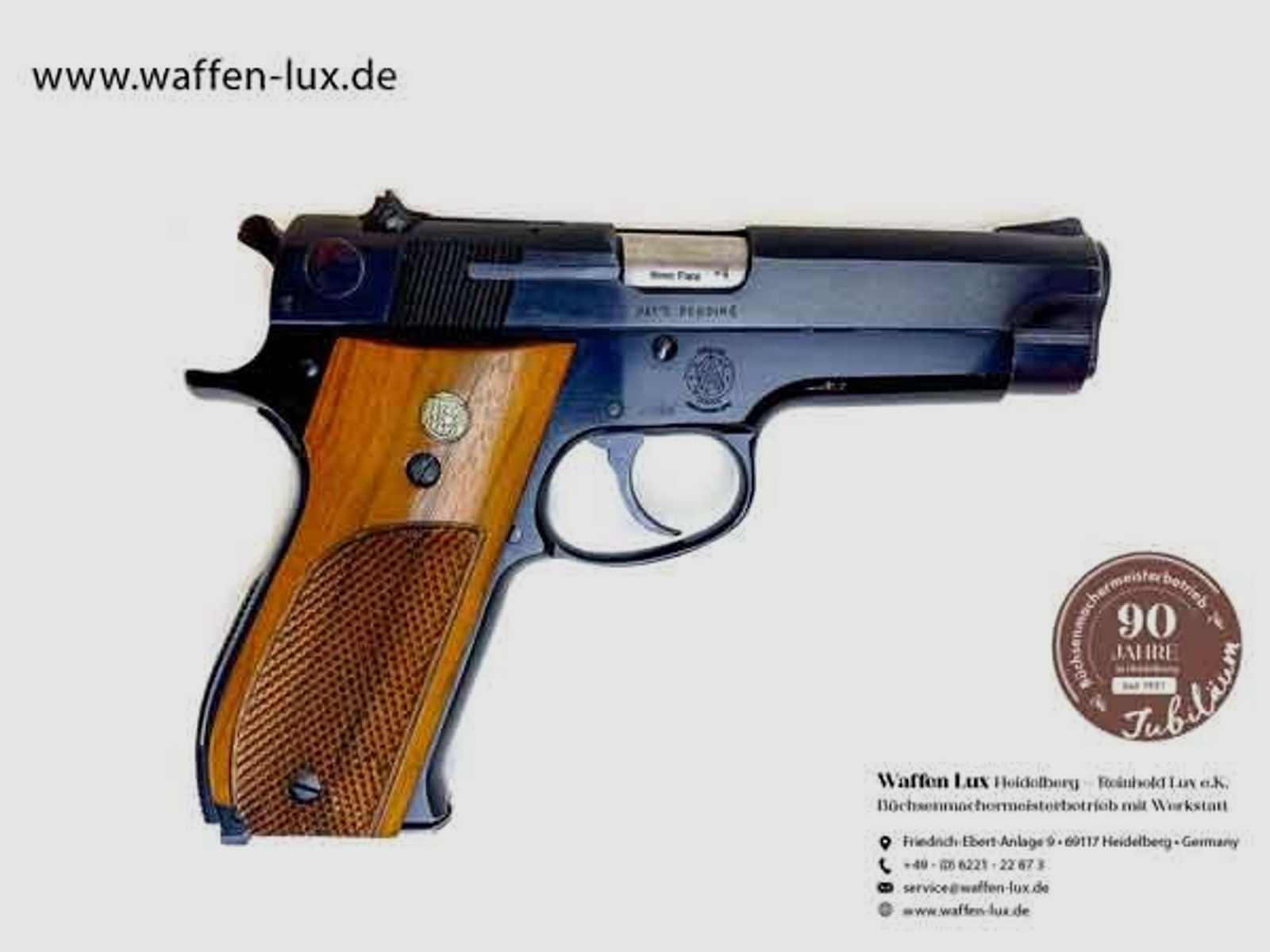 Smith & Wesson, Halbautom. Pistole, Modell: 39-2, Kal.: 9mmLuger