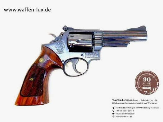 Smith & Wesson Revolver, Modell: 19-3, brüniert Kal.: .357Mag, Lauflänge 4,25