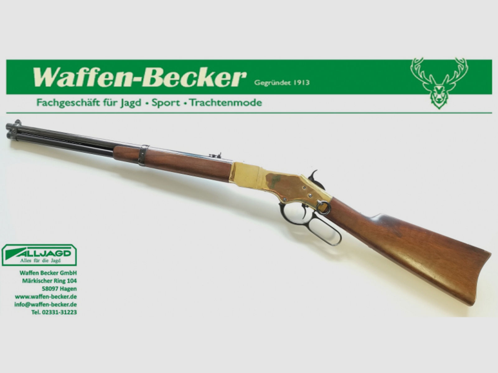 Unterhebelrepetierer Hege-Uberti Mod. 1866 Carbine Kal. .38 Special