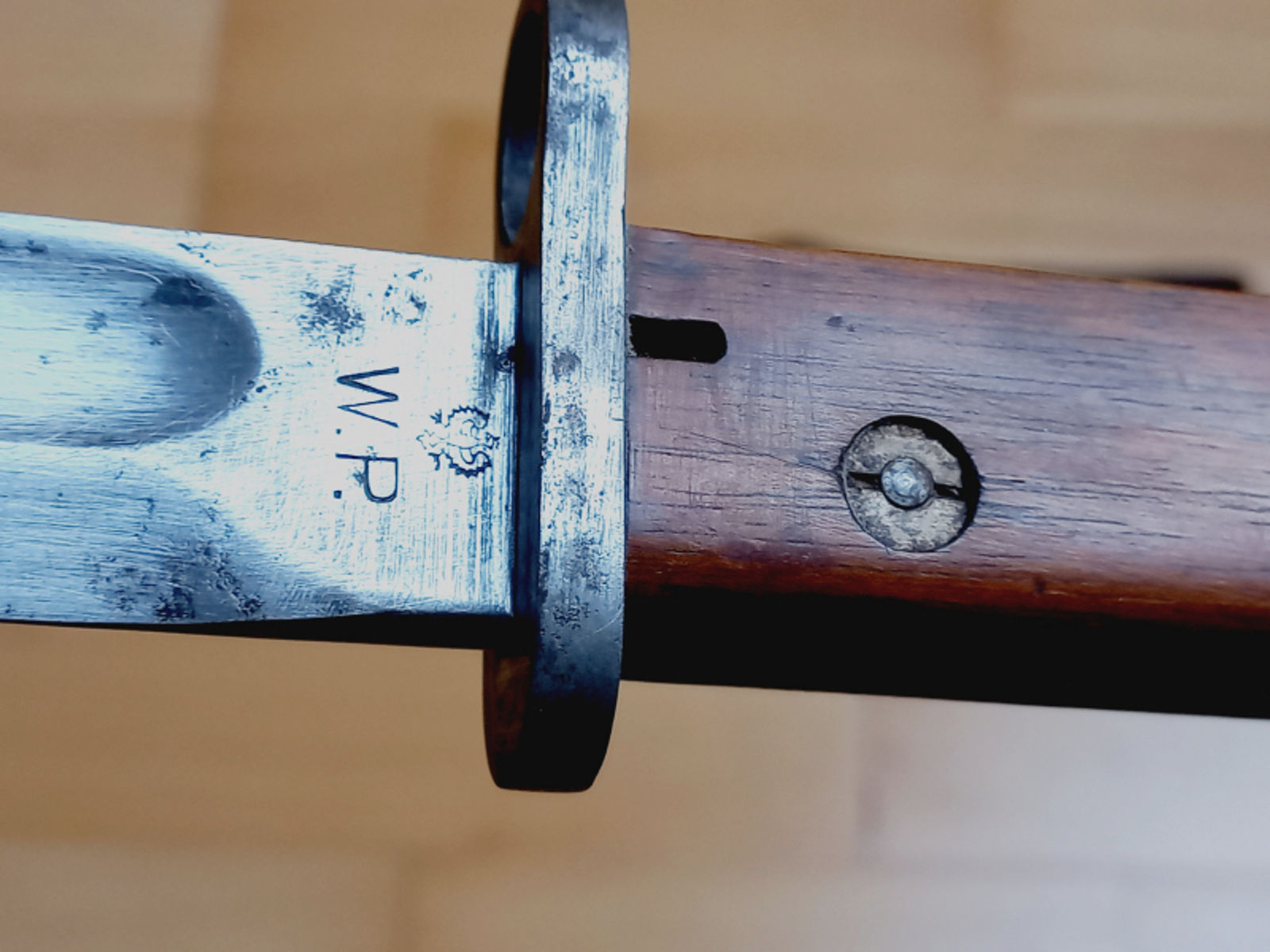 Polnisches WZ24 Mauser-Bajonett mit koppelschuh und Scheide
