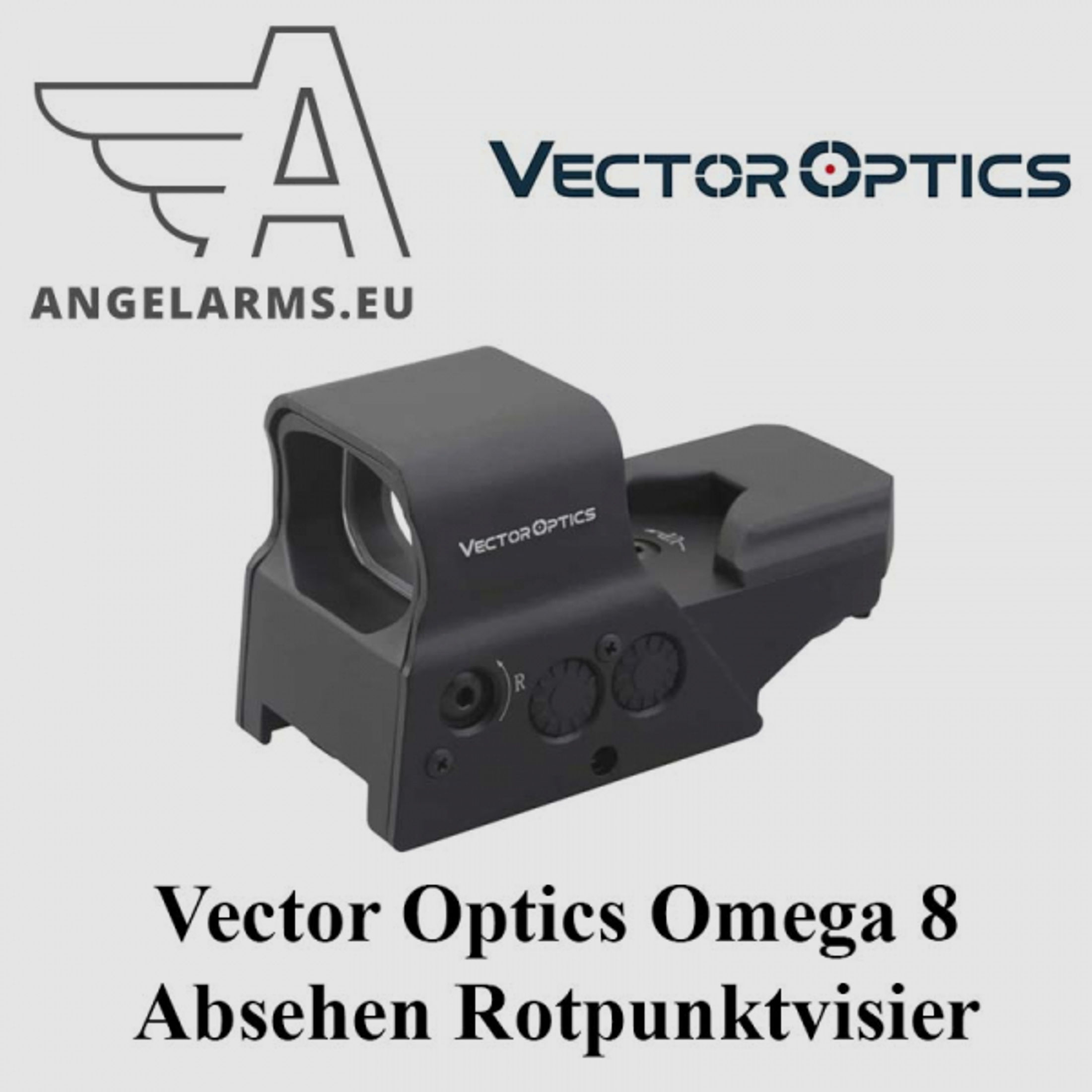 Vector Optics Omega 8 Absehen Rotpunktvisier www.angelarms.eu