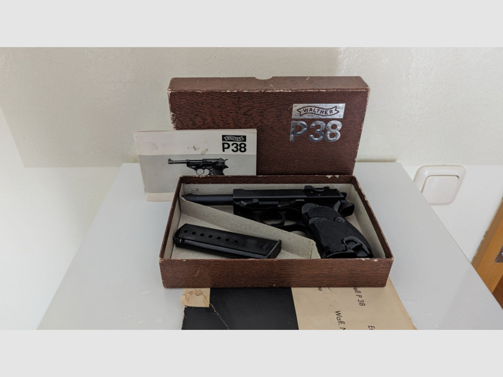Walther P38 Beschuss 75" 9X19 9mm Luger
