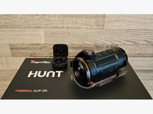 Neuware vom Fachhandel - Wärmebildvorsatzgerät ThermTec Hunt650 inkl. Bajonett ZF-Adapter Set !!!