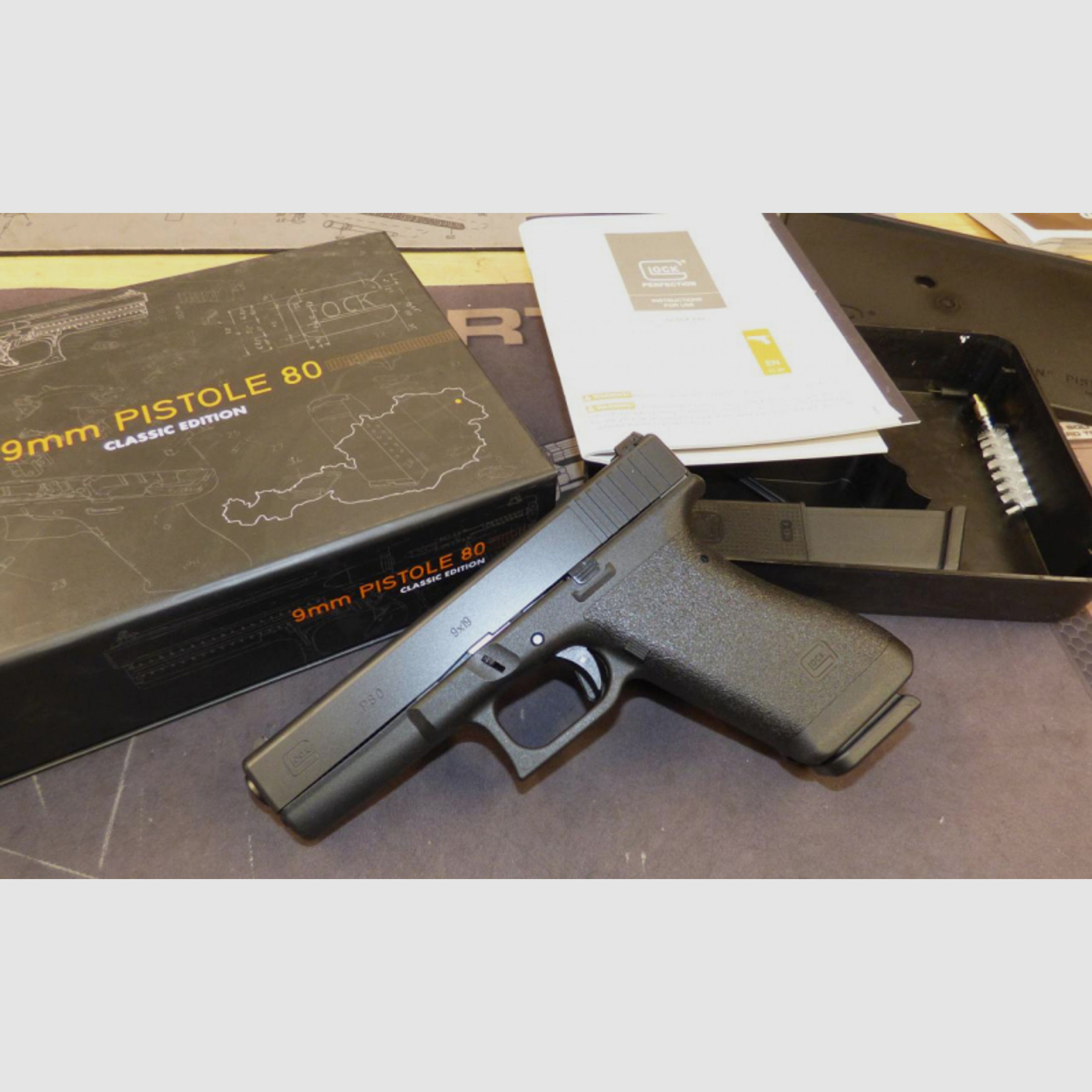 Glock 17 / Serie 80 Gen 1 9mm Luger Pistole Sport Jagd Sondermodell