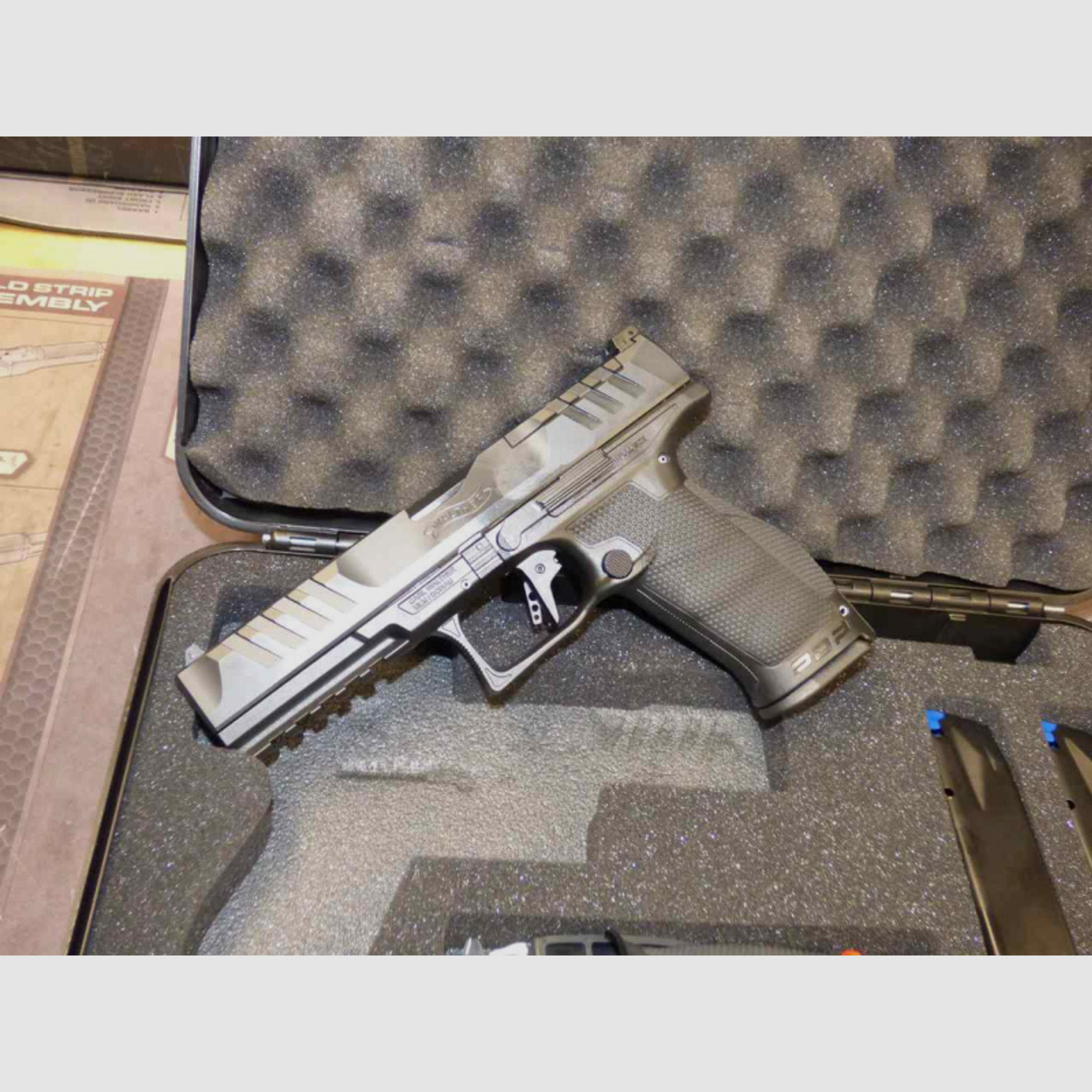 Walther PDP SPORT 5" Poly OR Full 9mm Luger Pistole Sport Jagd