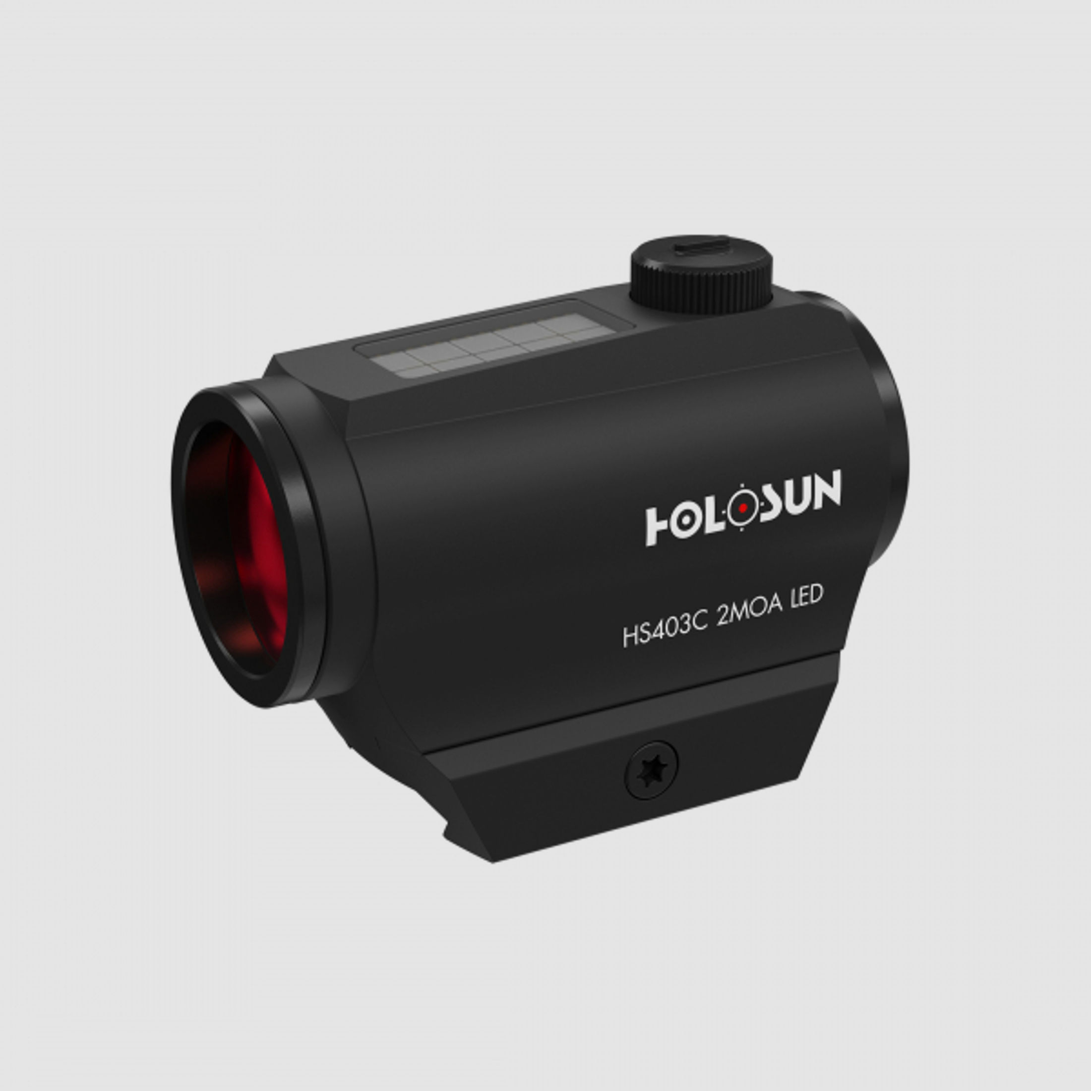 Holosun HS403C Microdot Rotpunkt Visier mit 2MOA Punkt Absehen und Solarzelle