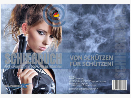 Schießbuch für Sportschützen/in "Woman" und Behörden / XXL Version