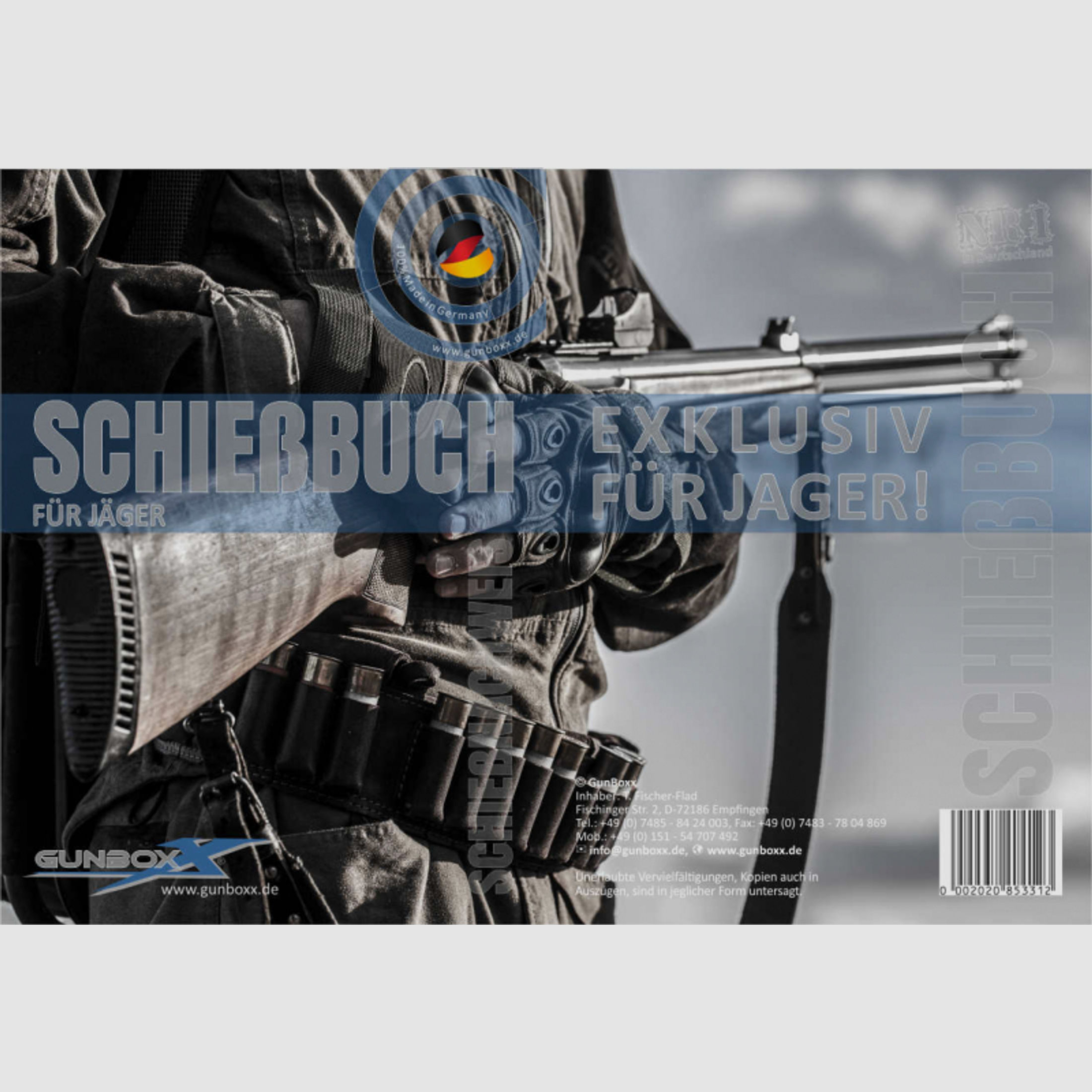 Schießnachweis / Schießbuch Jäger - XXL Version