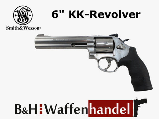 Neuwaffe, auf Lager: Smith & Wesson 617 6 Zoll KK Revolver .22lr Kleinkaliber Revolver S&W 6"