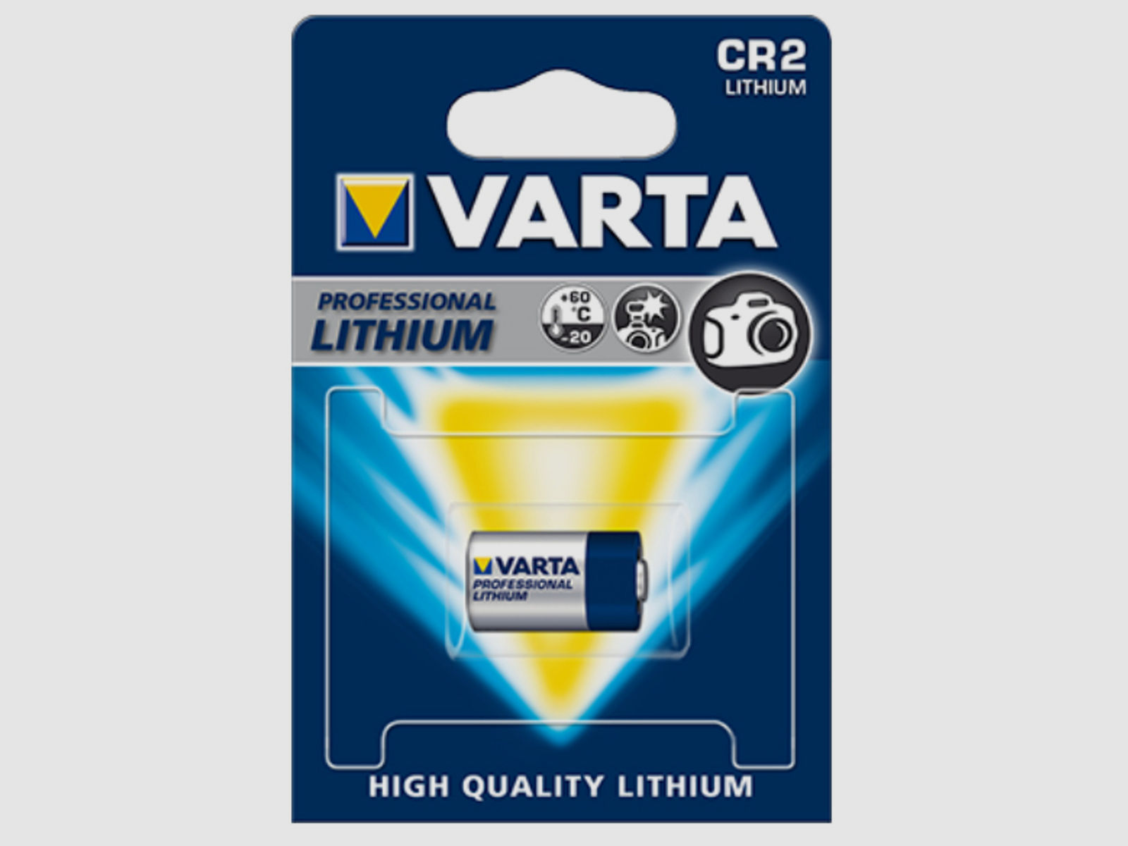 1x VARTA CR2 #6206 Professional Photo Lithium Batterie für Nachtsichtgerät; Taschenlampe; Kameras