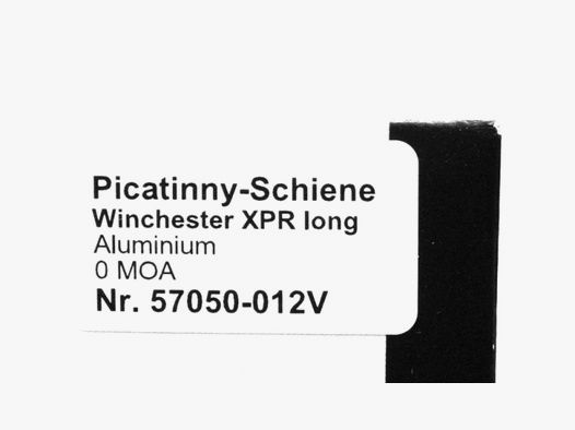 Recknagel (Weaver) Picatinny Schiene für Winchester XPR Repetierbüchse LONG! inkl. Schrauben NEU Alu