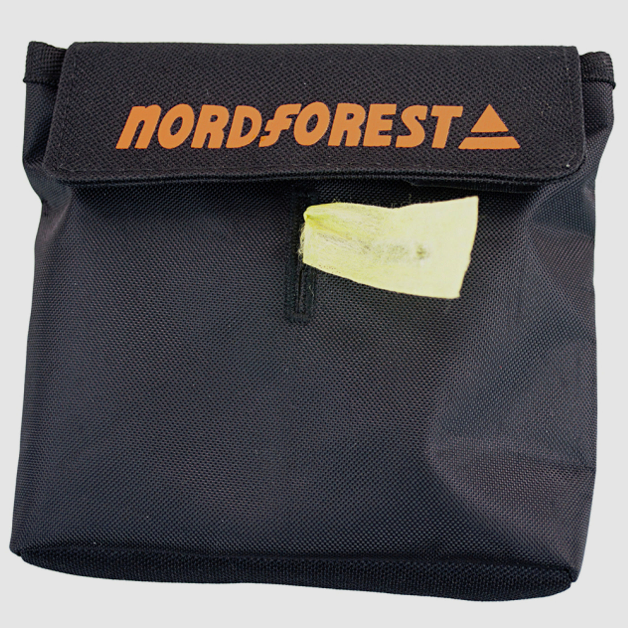 1 x Spendetasche für Rolle FORST-MARKIERUNGSBAND aus Papier > mit Gürtelclip, Klettverschluss