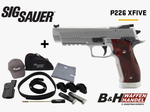 Neu: Sig Sauer P226 X-Five Classic 9mm mit IPSC Champions-Package Pistole X5 X-5