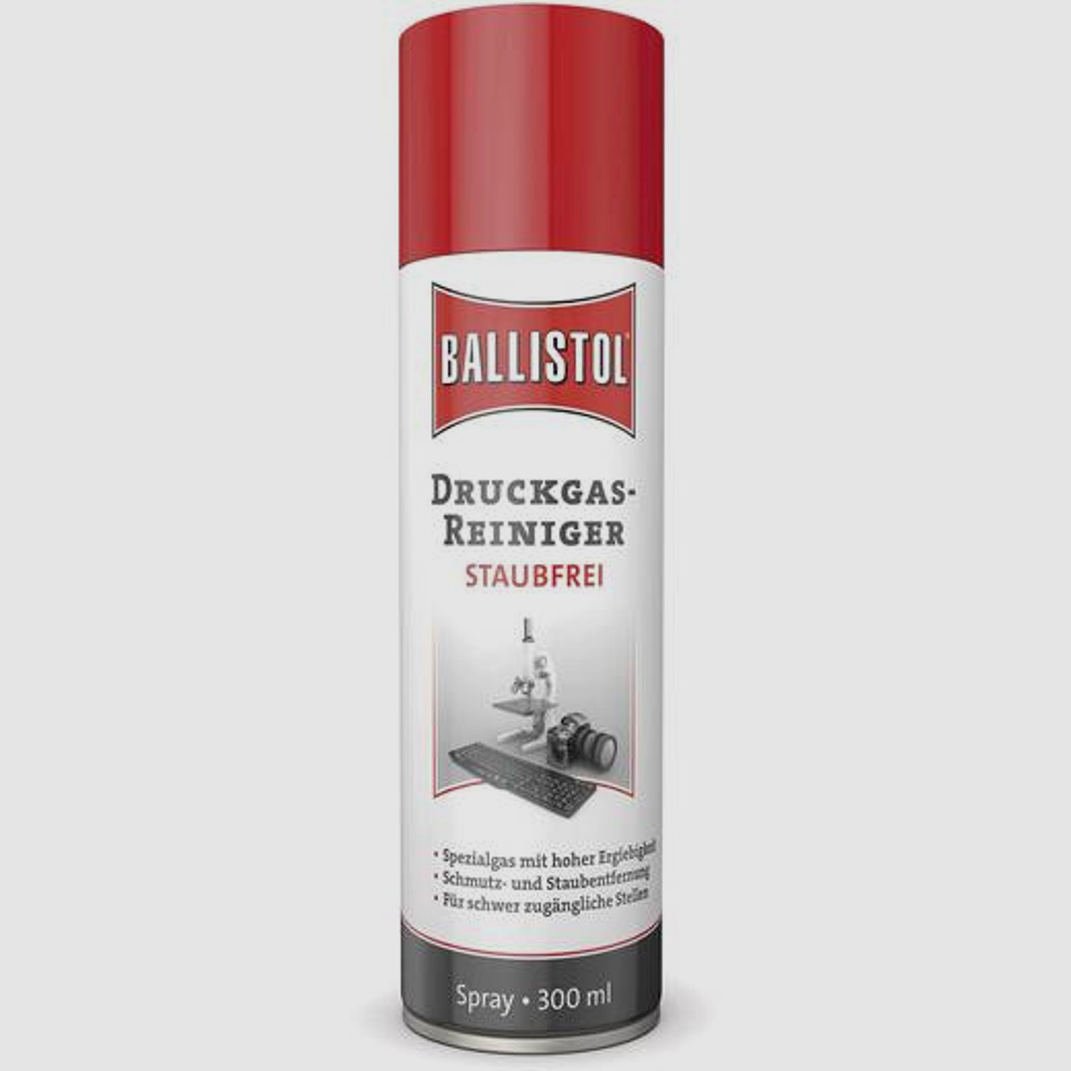 Ballistol Staubfrei 300ml Druckgas Reinigungsspray, brennbar #25287|entfernt Staub/Fussl (Kompressor
