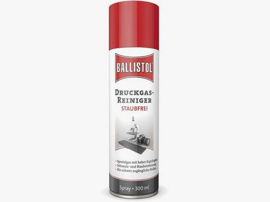 Ballistol Staubfrei 300ml Druckgas Reinigungsspray, brennbar #25287|entfernt Staub/Fussl (Kompressor