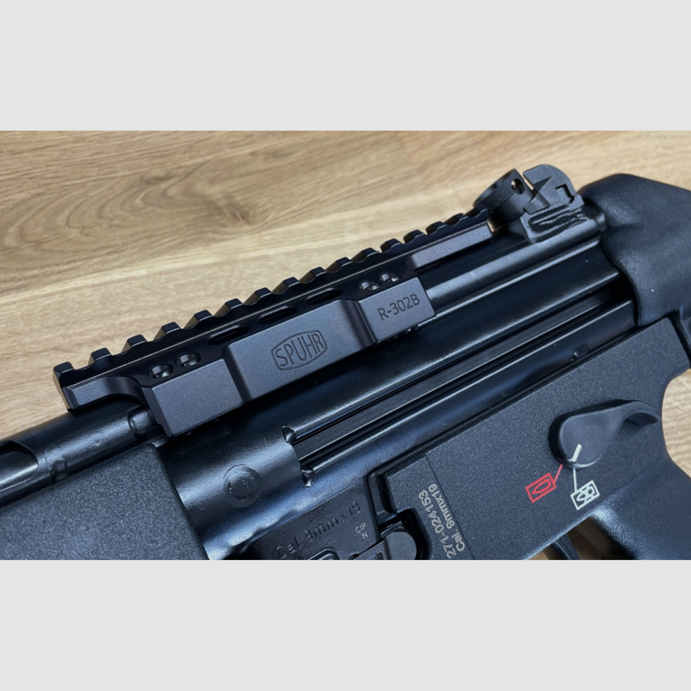 Heckler & Koch SP5 im Kaliber 9mm Luger inkl. SPUHR Optik-Montageschiene