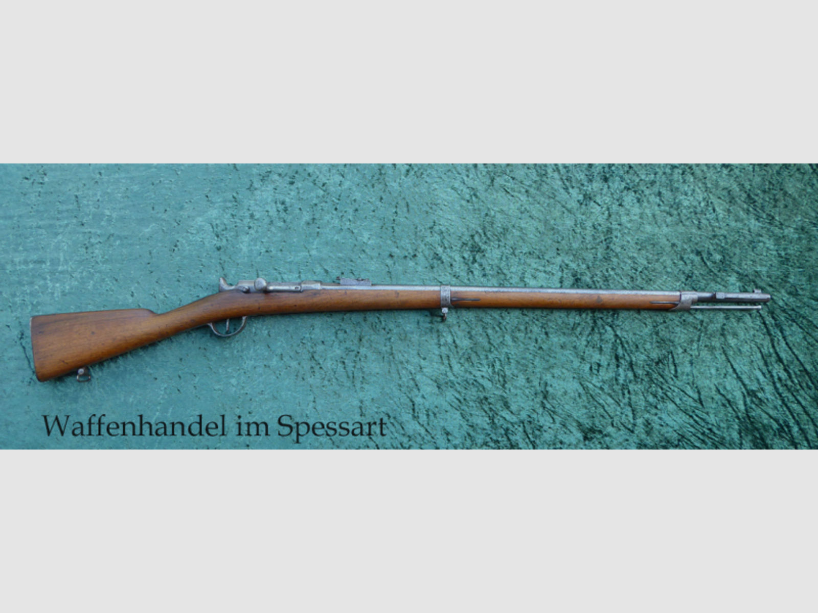 Zündnadelgewehr Chassepot Mle 1866, Chassepot signiert. Mit dem Namen des Erfinders!
