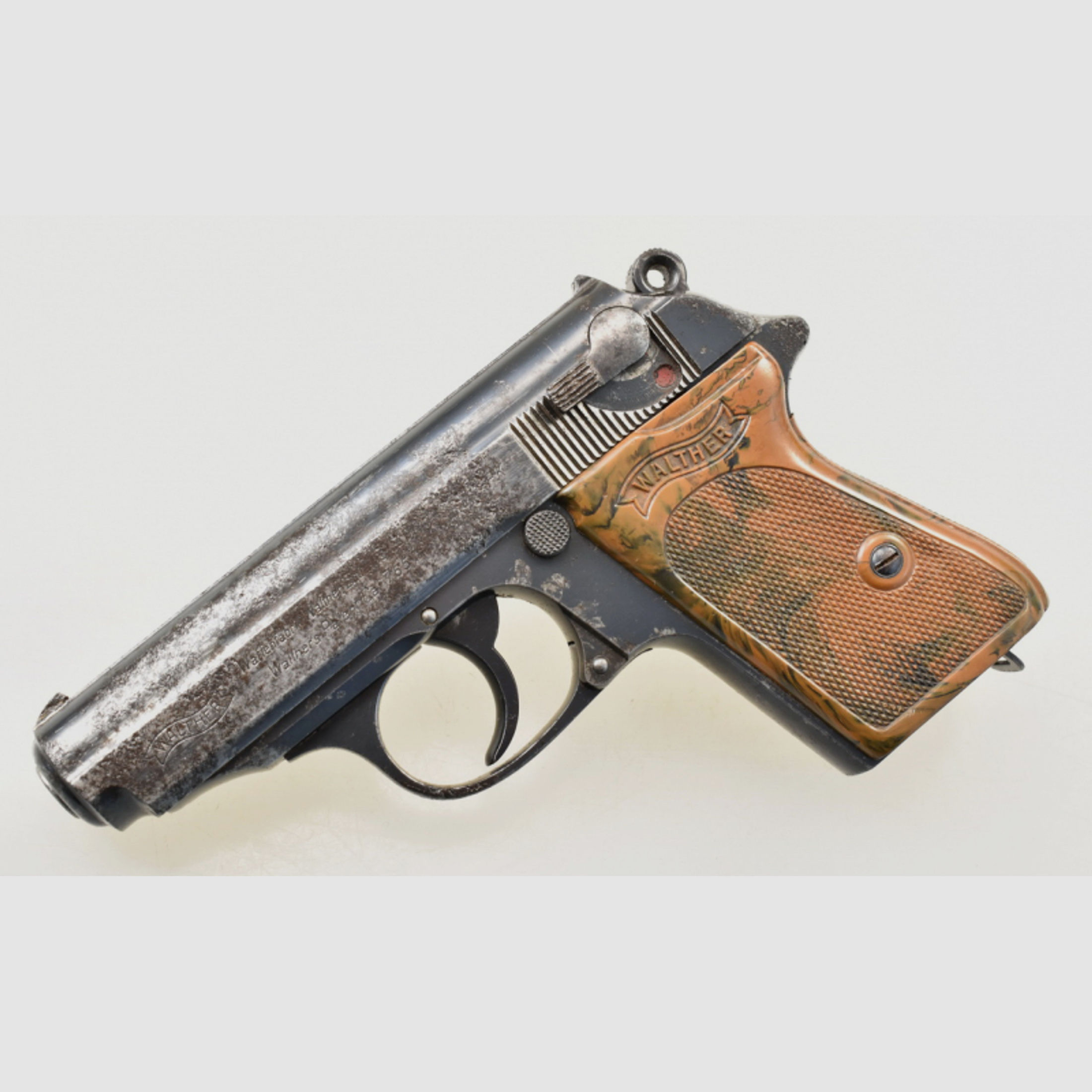 WALTHER / Zella Mehlis Pistole Modell PPK Bj. 1935 im Kal. 7,65mm Br. mit 90° Sicherung