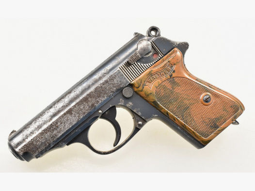 WALTHER / Zella Mehlis Pistole Modell PPK Bj. 1935 im Kal. 7,65mm Br. mit 90° Sicherung