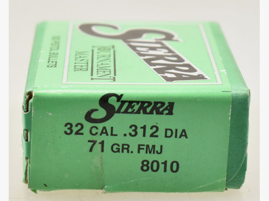 100 Sierra Geschosse .312 - 71gr. FMJ # 8010
