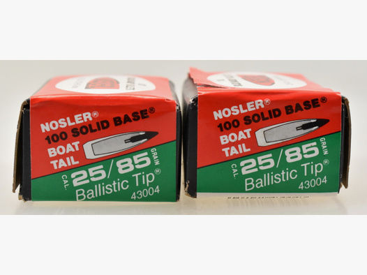 200 Nosler Ballistic Tip .257 - 85gr. Solid Base Boat Tail # 43004
